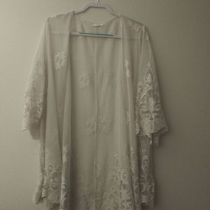 2 for $20 Cream Lace Kimono